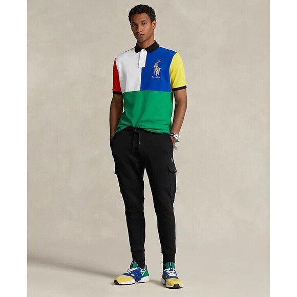 NWT Polo Ralph Lauren Men's Polo Shirt XL XXL Custom Slim Fit Big Pony Mesh - Picture 6 of 10